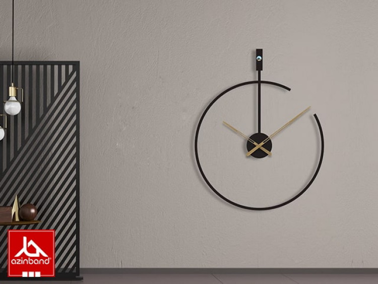 ساعت دیواری فلزی کد 45 - شماره 5
