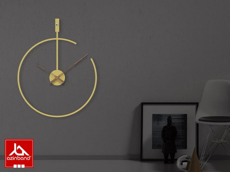 ساعت دیواری فلزی کد 45 - شماره 3