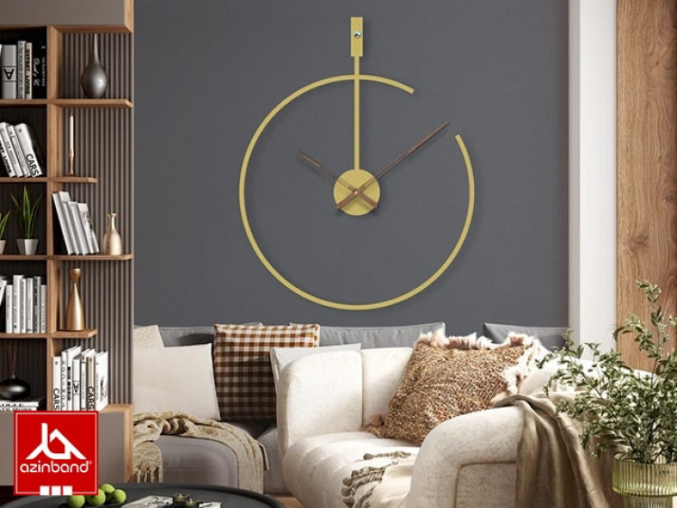ساعت دیواری فلزی کد 45 - شماره 2