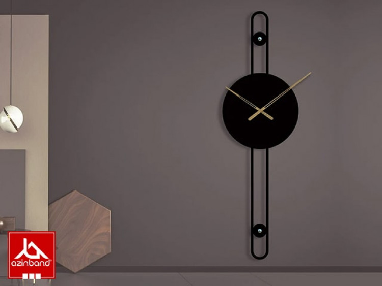 ساعت دیواری فلزی کد 46 - شماره 1