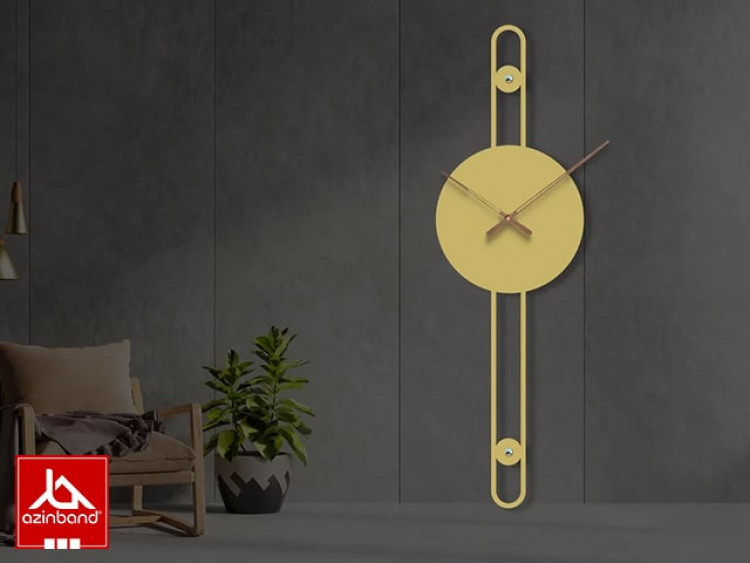 ساعت دیواری فلزی کد 46 - شماره 4
