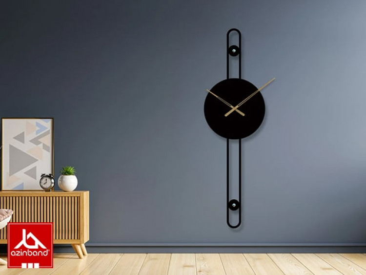 ساعت دیواری فلزی کد 46 - شماره 9