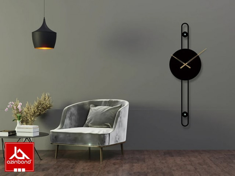 ساعت دیواری فلزی کد 46 - شماره 8