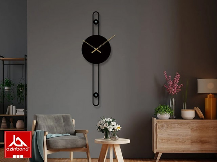 ساعت دیواری فلزی کد 46 - شماره 7