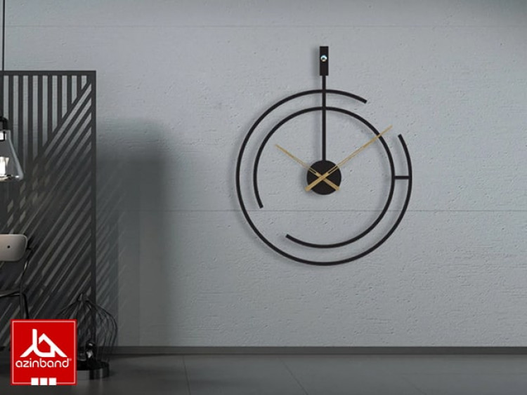 ساعت دیواری فلزی کد 47 - شماره 5