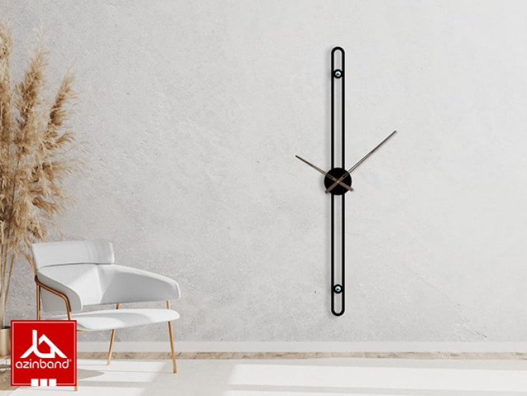 ساعت دیواری فلزی کد 49 - شماره 3