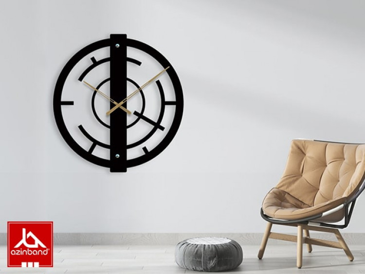 ساعت دیواری فلزی کد 50 - شماره 1