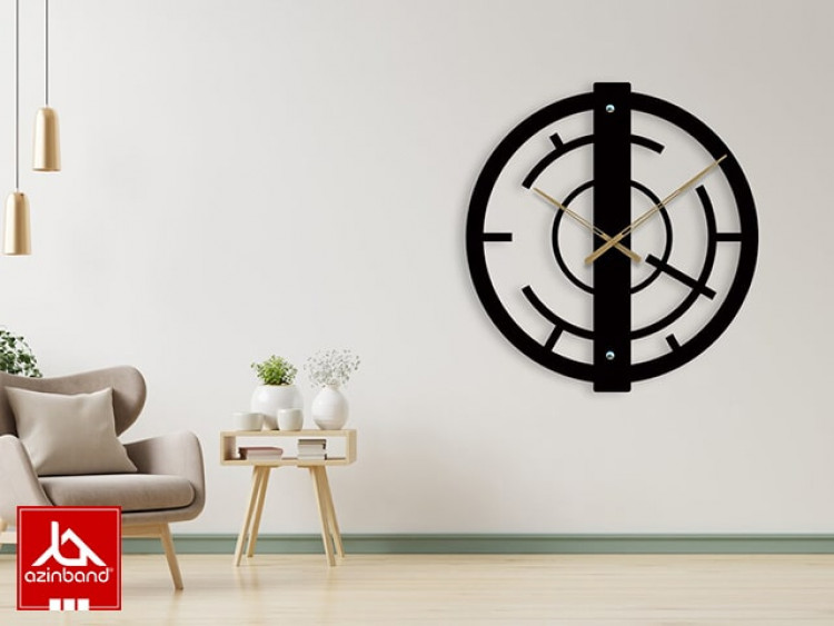 ساعت دیواری فلزی کد 50 - شماره 0