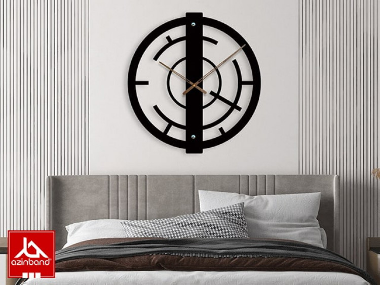 ساعت دیواری فلزی کد 50 - شماره 4