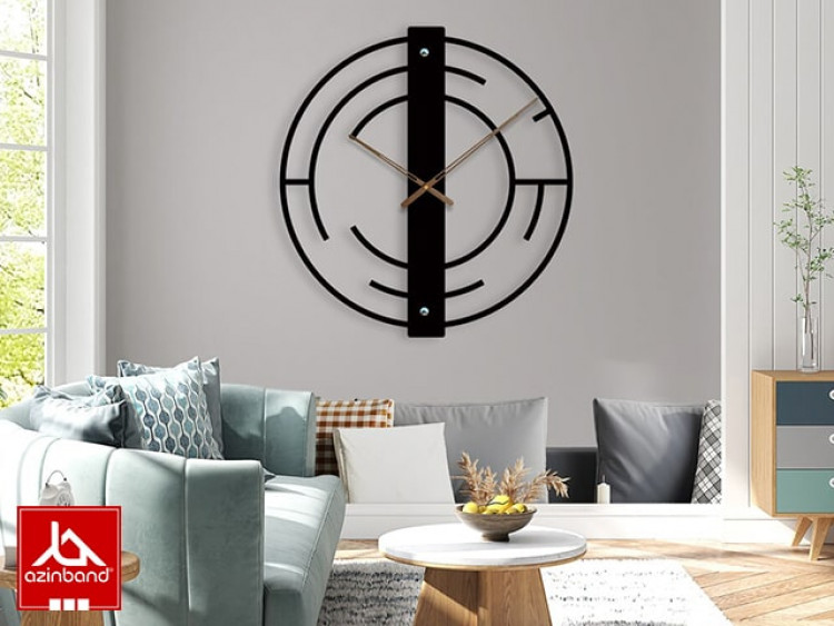 ساعت دیواری فلزی کد 52 - شماره 1