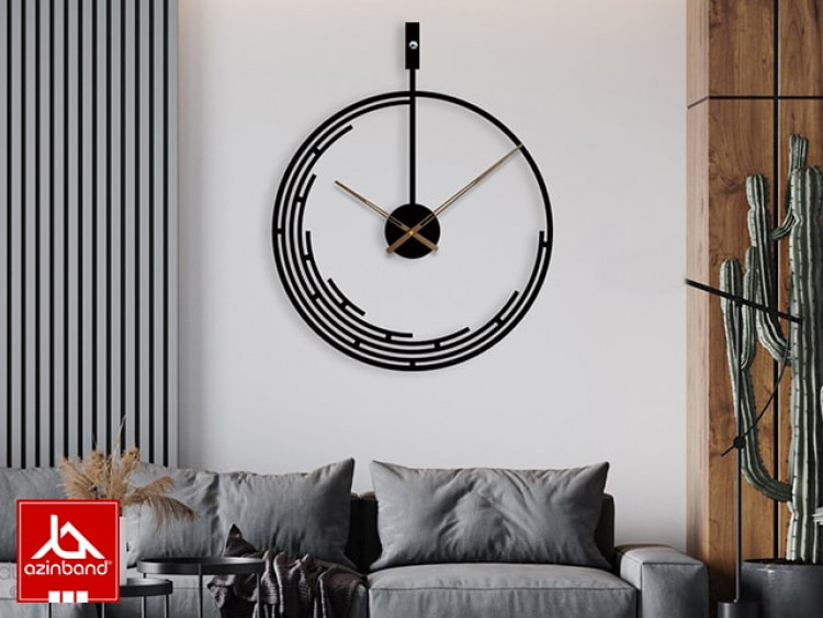 ساعت دیواری فلزی کد 53 - شماره 1