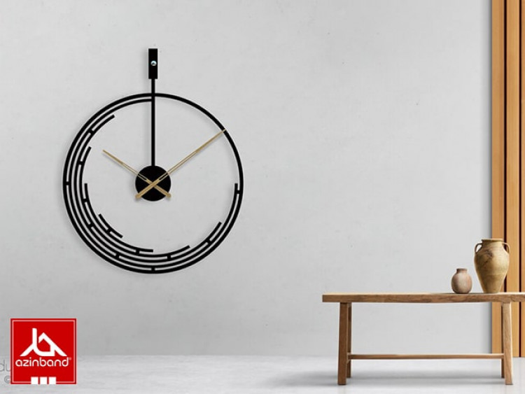 ساعت دیواری فلزی کد 53 - شماره 4