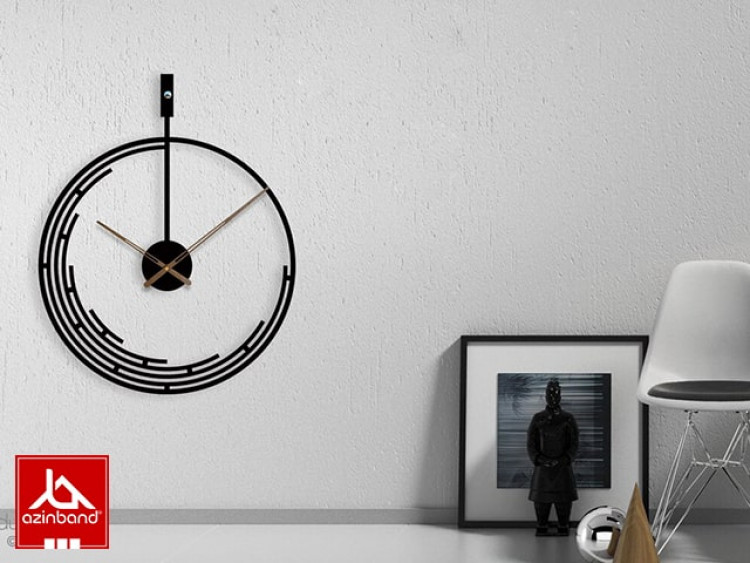 ساعت دیواری فلزی کد 53 - شماره 3