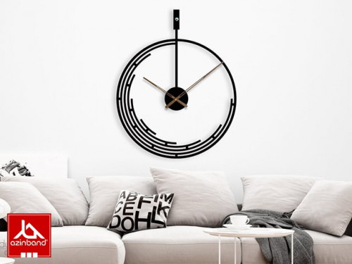 ساعت دیواری فلزی کد 53