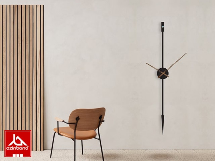ساعت دیواری فلزی کد 54 - شماره 1