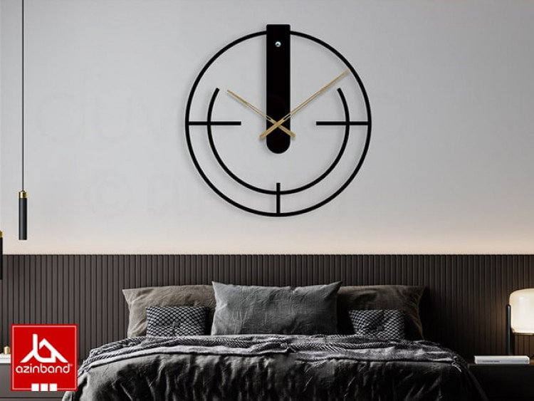 ساعت دیواری فلزی کد 55 - شماره 3