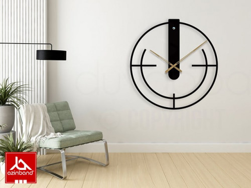 ساعت دیواری فلزی کد 55