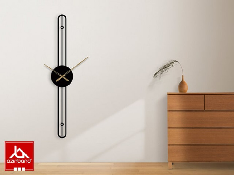 ساعت دیواری فلزی کد 56 - شماره 2