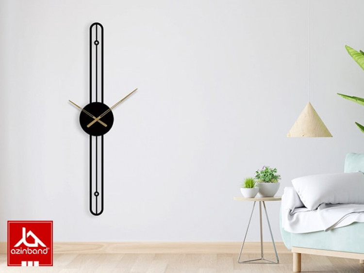 ساعت دیواری فلزی کد 56 - شماره 0