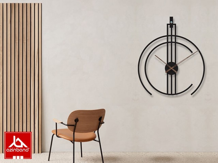 ساعت دیواری فلزی کد 58 - شماره 3