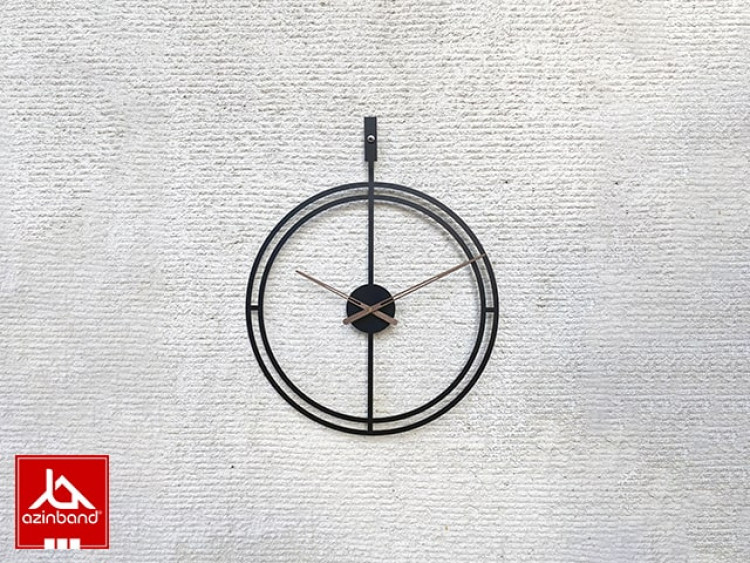ساعت دیواری فلزی کد 60 - شماره 2