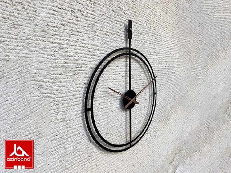 ساعت دیواری فلزی کد 60 - شماره 3