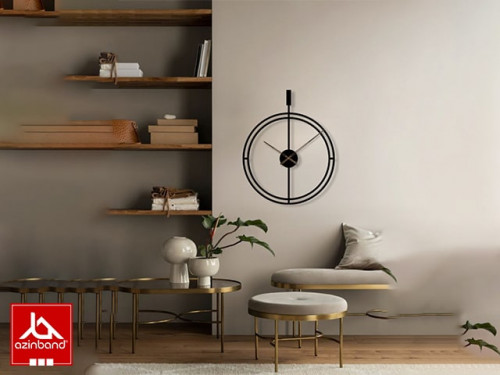 ساعت دیواری فلزی کد 60
