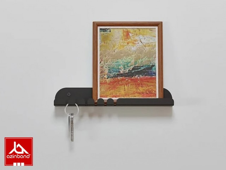 جاکلیدی دیواری فلزی مدرن کد 33 - شماره 2