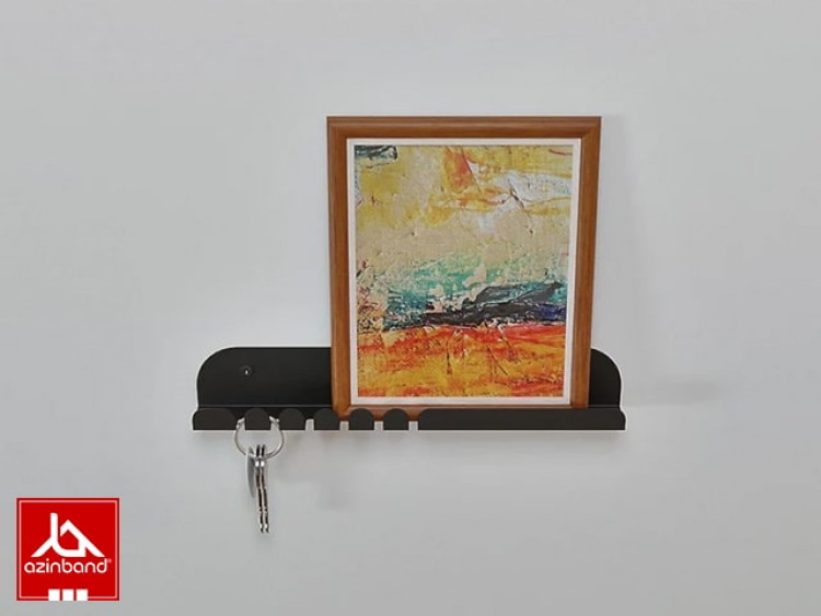 جاکلیدی دیواری فلزی مدرن کد 33 - شماره 4