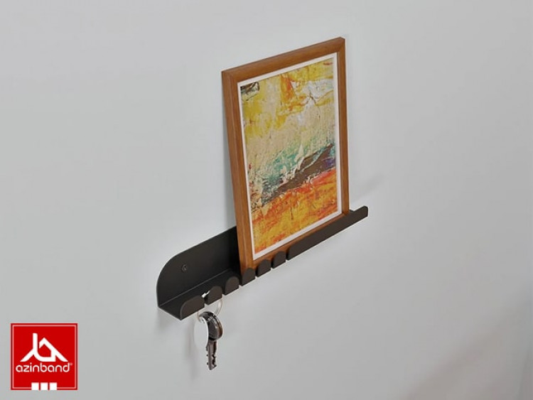 جاکلیدی دیواری فلزی مدرن کد 33 - شماره 1