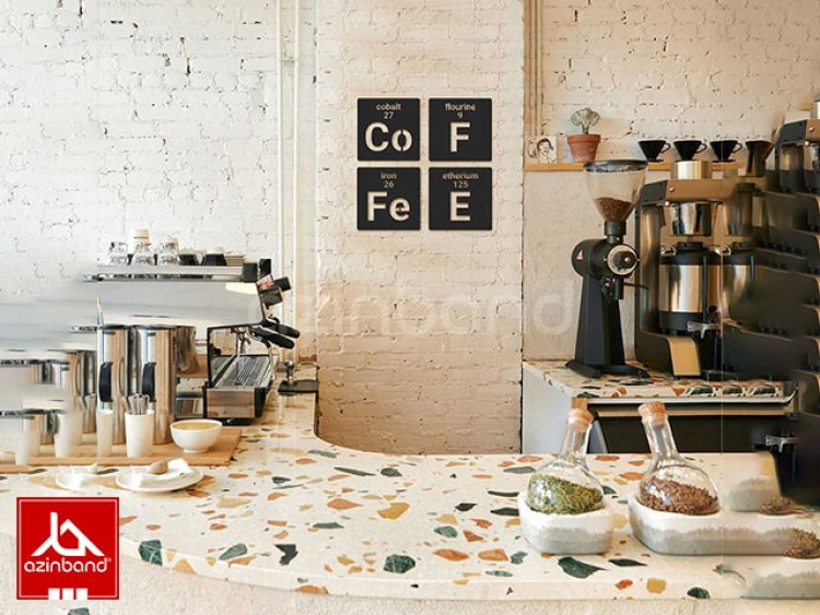 قاب دیواری چهارتایی مدرن طرح coffee کد 11 - شماره 3