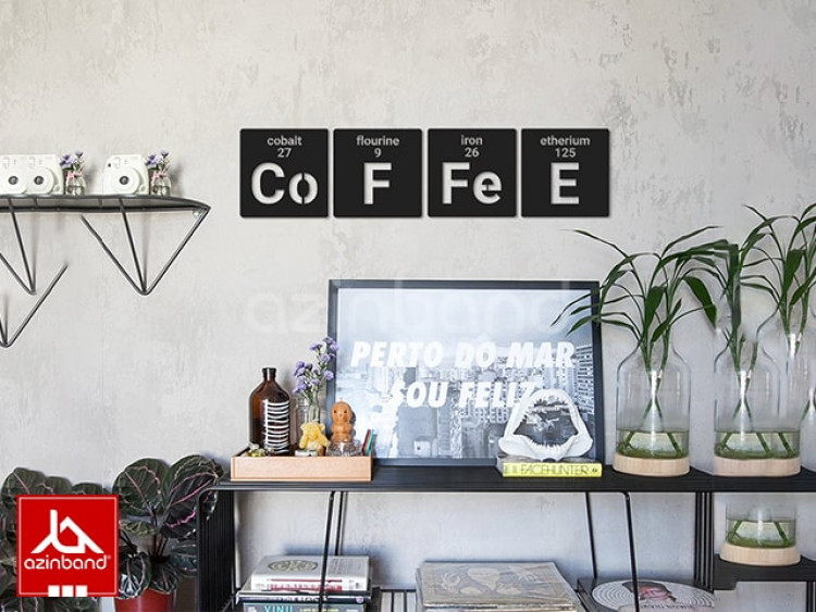 قاب دیواری چهارتایی مدرن طرح coffee کد 11 - شماره 4