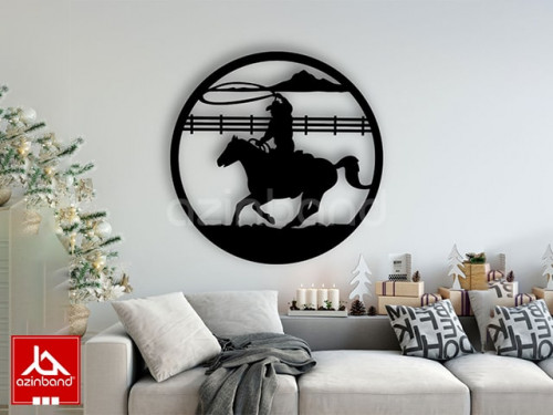قاب دیواری طرح اسب سوار کد 13