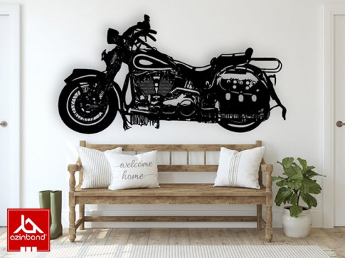 قاب دیواری فلزی طرح موتور کد 15