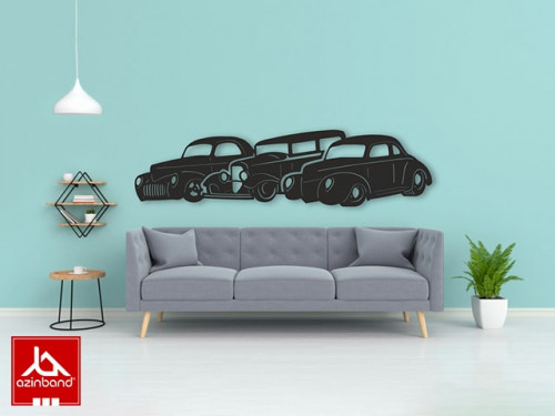 قاب دیواری فلزی طرح خودرو کد 18