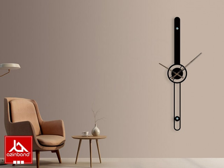ساعت دیواری فلزی کد 61 - شماره 2