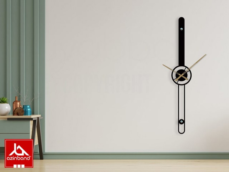 ساعت دیواری فلزی کد 61 - شماره 1