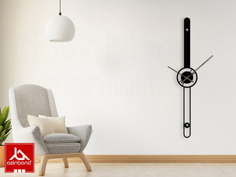 ساعت دیواری فلزی کد 61 - شماره 3