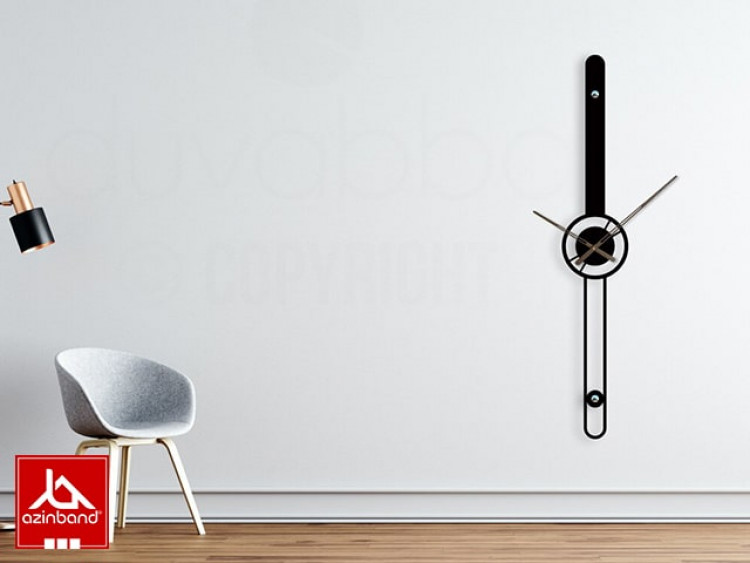 ساعت دیواری فلزی کد 61 - شماره 4