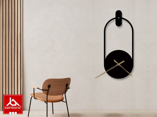 ساعت دیواری فلزی کد 62