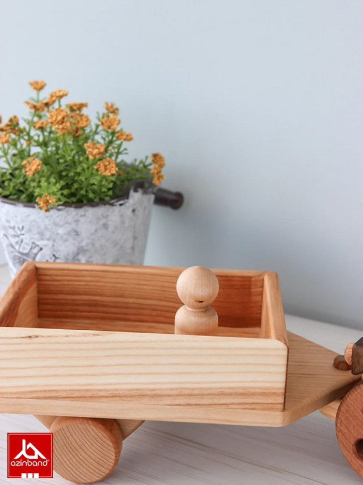 ماشین تراکتور چوبی کد 101 - شماره 5