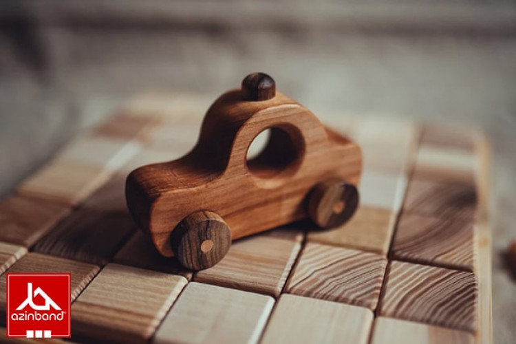 ماشین آمبولانس چوبی کد 104 - شماره 0