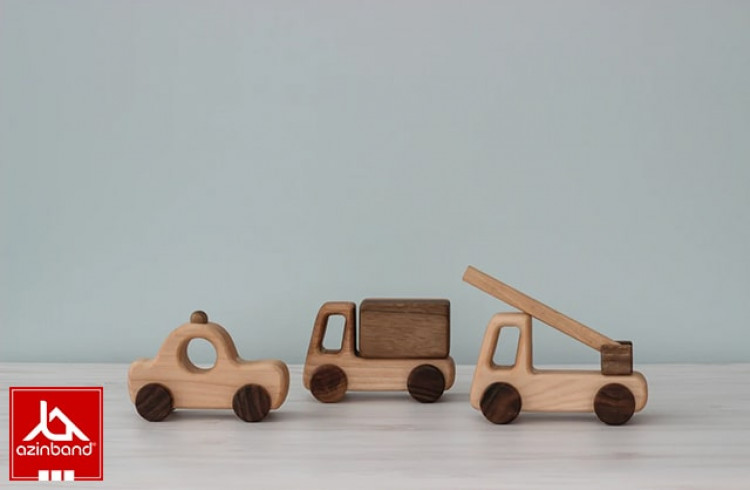 ماشین آمبولانس چوبی کد 104 - شماره 5