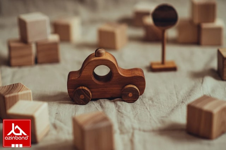 ماشین آمبولانس چوبی کد 104 - شماره 2