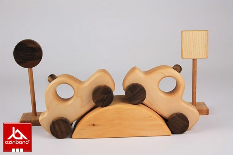 ماشین آمبولانس چوبی کد 104 - شماره 7