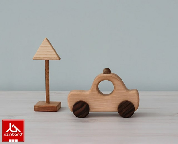 ماشین آمبولانس چوبی کد 104 - شماره 3