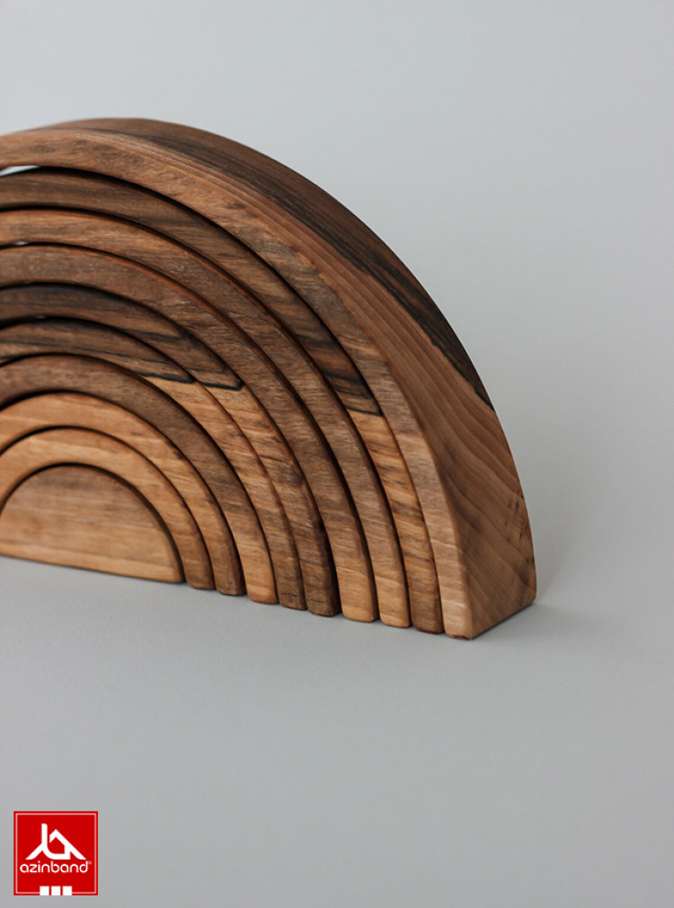 اسباب بازی چوبی رنگین کمان کد 109 - شماره 9