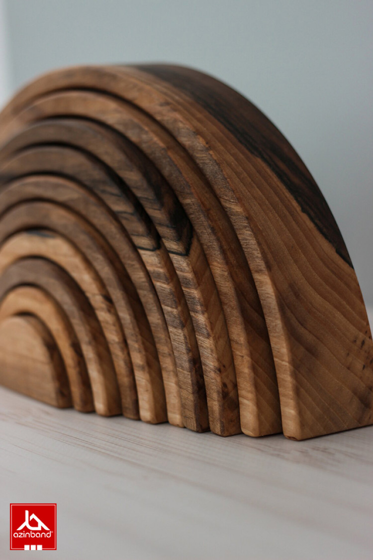 اسباب بازی چوبی رنگین کمان کد 109 - شماره 4