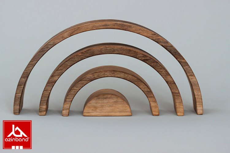 اسباب بازی چوبی رنگین کمان کد 109 - شماره 8
