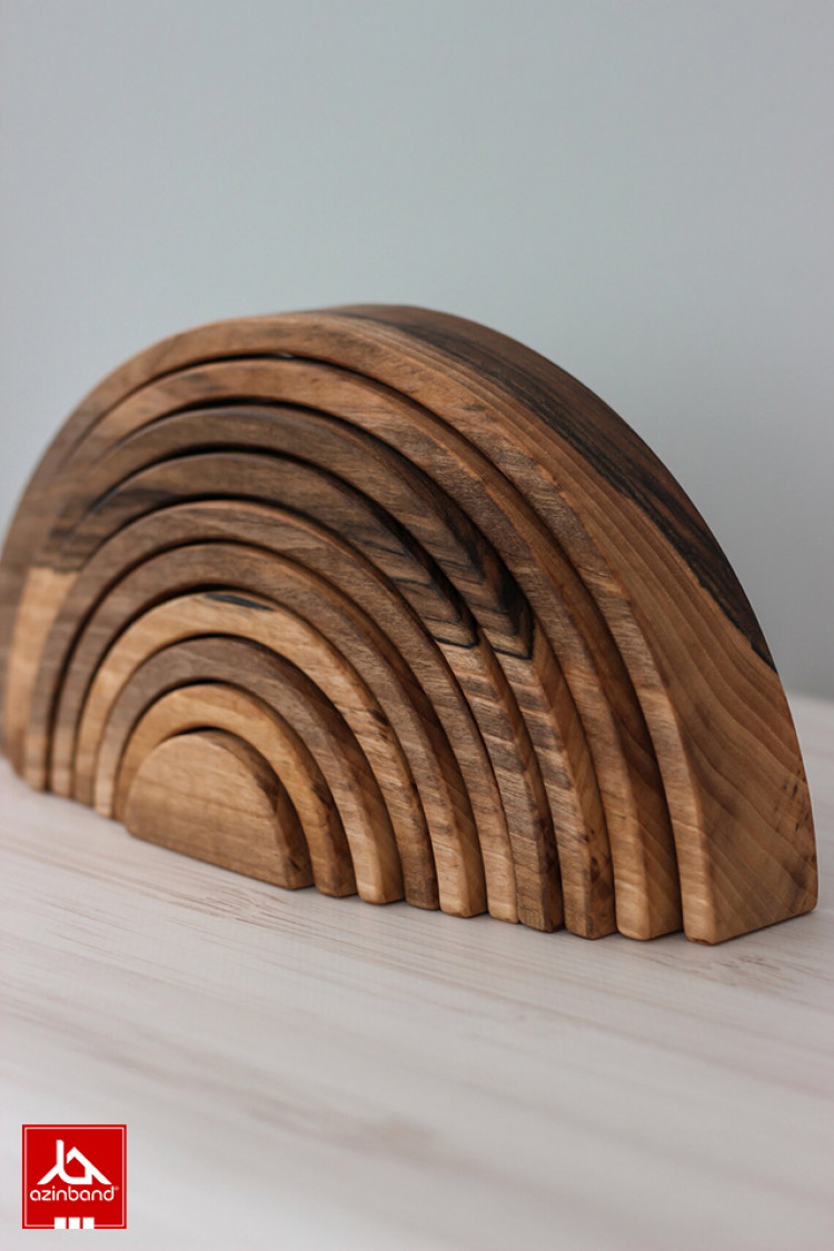 اسباب بازی چوبی رنگین کمان کد 109 - شماره 3